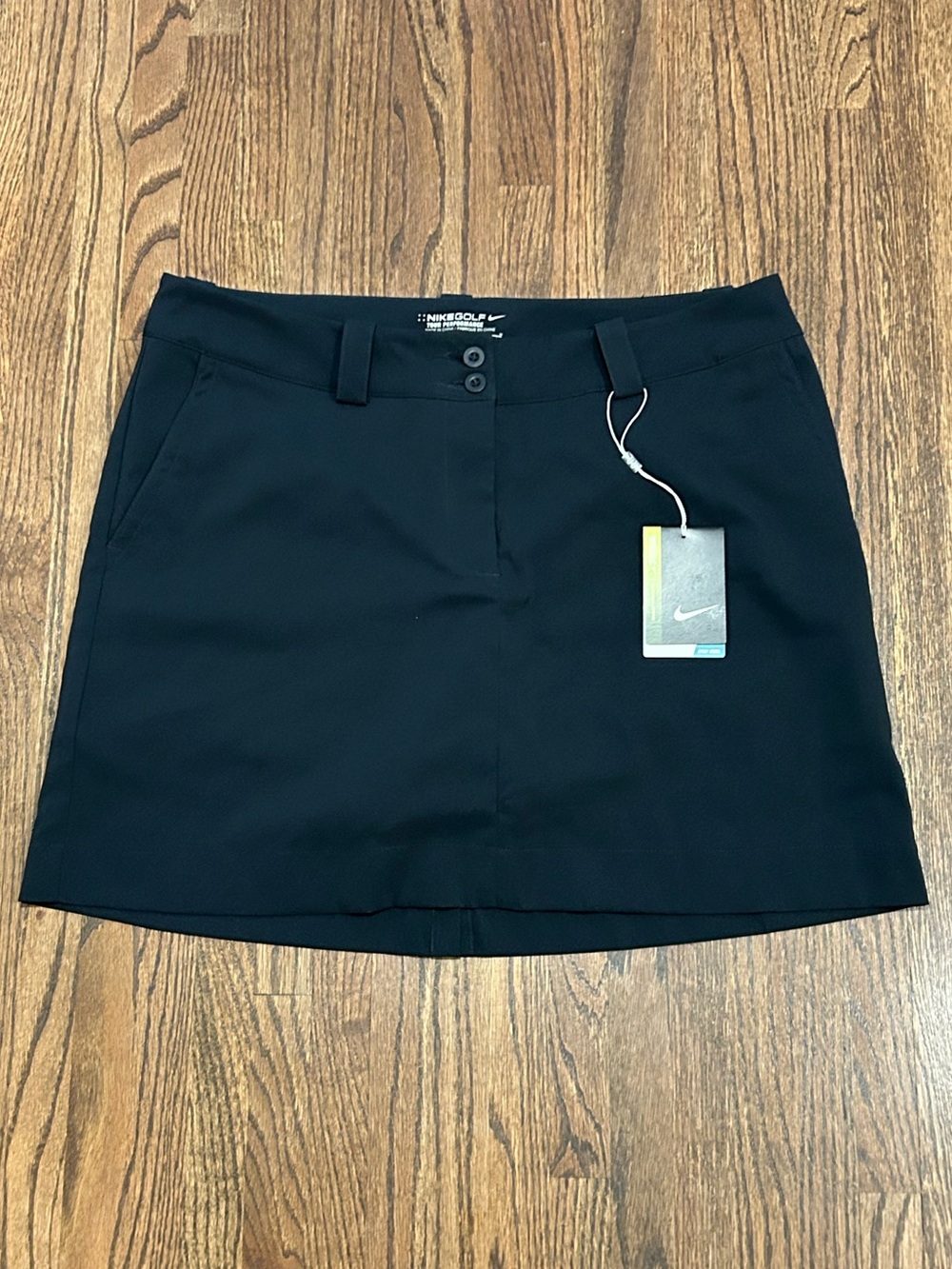 NWT Nike Golf Dri-FIT Black Skort Size 10